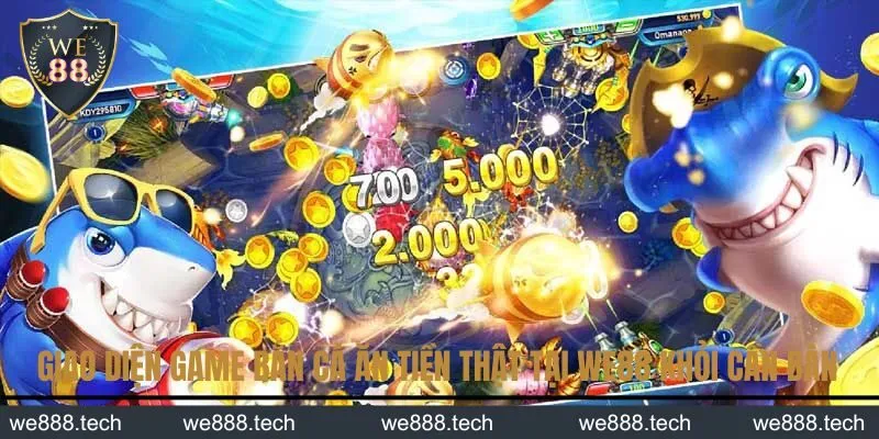 Giao diện game Bắn cá ăn tiền thật tại KUBET khỏi cần bàn
